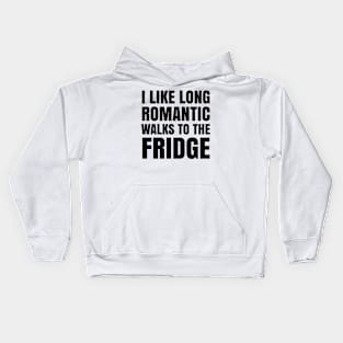 Romantic Fridge Print Kids Hoodie